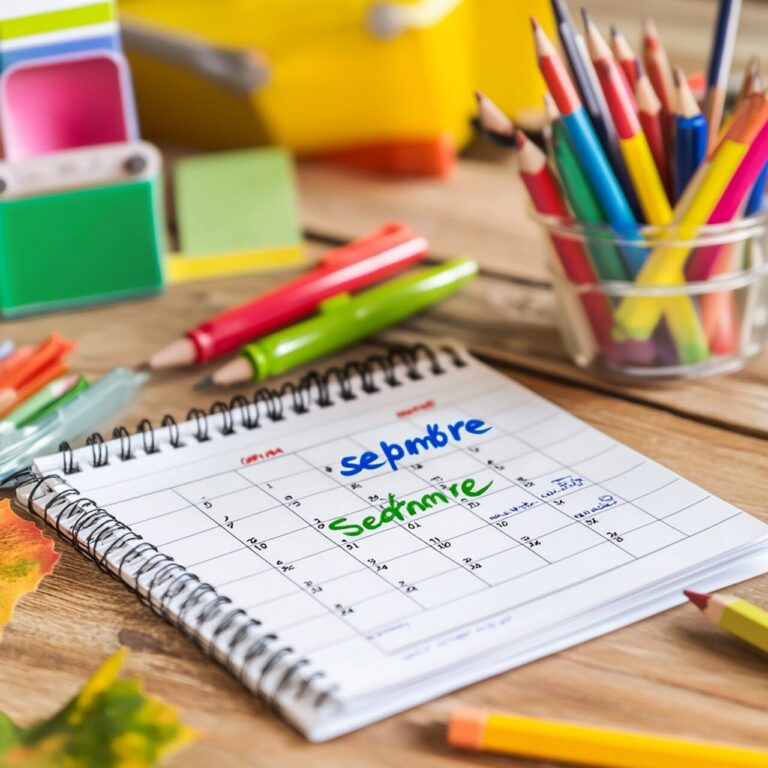 Des élèves espagnols consultent le calendrier des vacances scolaires en classe.